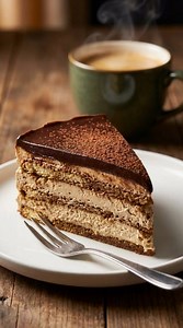 Gâteau Sans Cuisson au Café et Crème Onctueuse – Moka et Biscuité ☕🍰🍫✨ Ingrédients (Pour un gâteau de 8 parts) 200 g de biscuits secs (Petits Beurre ou boudoirs) 20 cl de café noir fort, refroidi (avec 1 c. à s. de rhum facultative) Pour la Crème au Café : 200 g de beurre ramolli 200 g de sucre glace 2 jaunes d'œufs 2 c. à s. de café soluble (dissous dans 1 c. à s. d'eau chaude) Pour le Glaçage Chocolat : 100 g de chocolat noir à pâtisser 5 cl de crème liquide entière 🧑‍🍳 Étapes (20 min de p