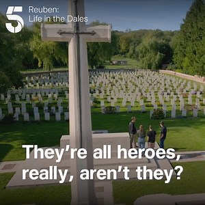 A moment of reflection as Reuben and his friends visit a First World War memorial - and see the grave of Reuben’s relative who was not much older than they are now. 📺 Reuben: Life in the Dales | Channel 5