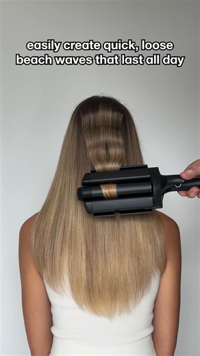 The new ghd wave is *the* tool for quick and easy textured waves, without creases and without extreme heat damage*. For the beach babes (no matter the weather). | ghd