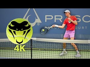 Jannik Sinner SMASHING Forehands in Slow Motion | 4K Tennis Training