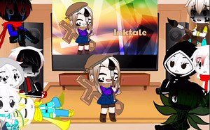 Sans au reacts to Frisk au（Bad apple）and a meme