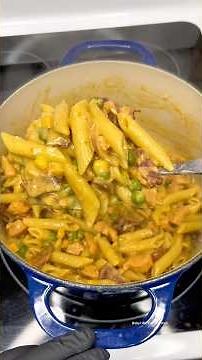 The Only Ranch Chicken Bacon Pasta Recipe You'll Ever Need #homecooking #pasta #recipes