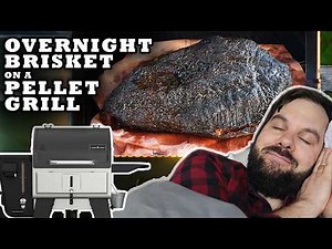 This is the EASIEST Overnight Pellet Grill Brisket Method!