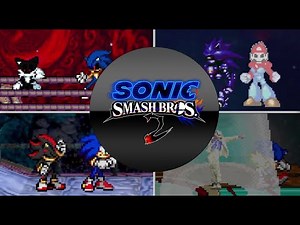 SONIC SMASH FLASH 2 ALL CHARACTERS FINAL SMASH (Super Smash Flash 2 mod)