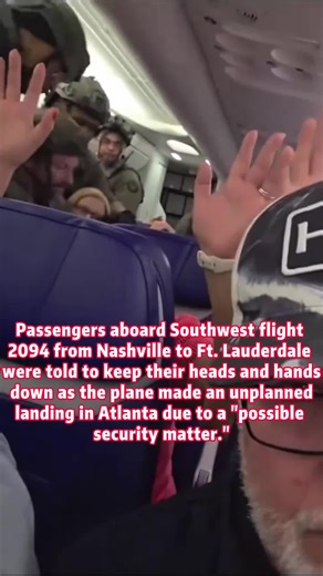 Bomb Threat Forces Nashville Flight to Make Emergency Landing — SWAT Storms Plane in Atlanta #BreakingNews #bomb #iran #fyp #viral