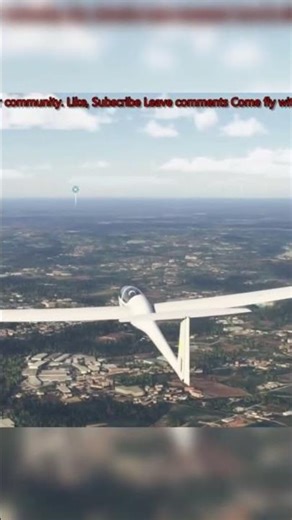 lg8 Long Glider Flight, Lake Como #flightsim #flightsimulator #glider #flighttraining #lakecomoitaly