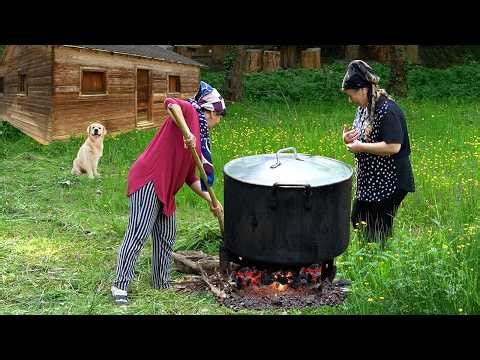 Best Healthy Soup Recipe on a Campfire in the Forest 🌲🔥 | Outdoor Cooking & Nature Life