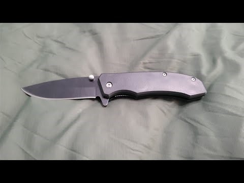 Black spring assisted knife review