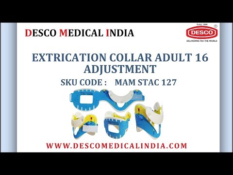 EXTRICATION COLLAR ADULT 16 ADJUSTMENT