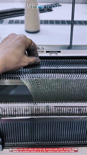 Innovative Flat Knitting Machine System : Best Precise Fabric Looping Action