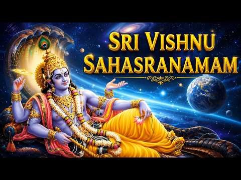 Sri Vishnu Sahasranamam Original Version | Full with Lyrics | Vishnu Sahasranama Stotram