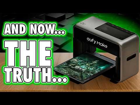 EufyMake E1 Review 2.5D Resin Printer - TIME for a REAL REVIEW