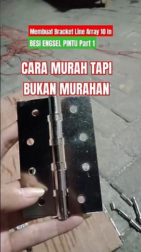 Membuat Bracket Line Array 10 In Part 1 #faiezj #shorts