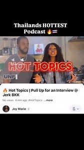 Hot Topics by @lovejoymarie … Full Interview on her YouTube Channel @lovejoymarietv #travel #explore #bangkok #thailand #podcast #interview | Demarcus Johnson