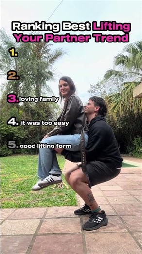 Ranking Best Lifting Your Partner Trend