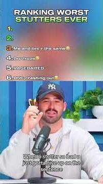Ranking worst stutters ever😂