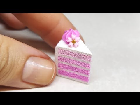 Pretty in Pink💞: Chill Crafting My Favorite Miniature Cake Charm with Polymer Clay | Full Length