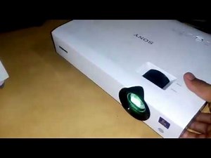 Sony projector testing