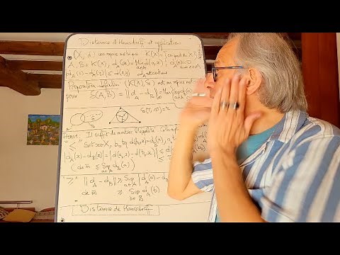 Distance de Hausdorff (et une surprise à la fin)