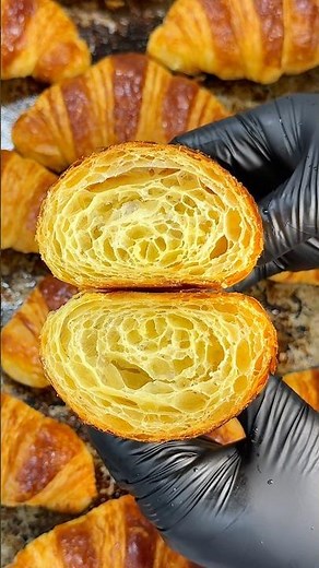 嵜本ベーカリーのクロワッサン作り🥐 #パン作り #パン屋 #クロワッサン
