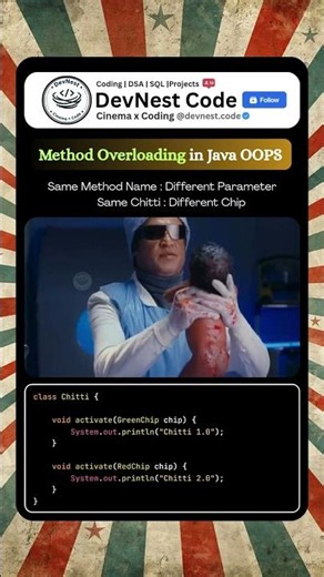 Method Overloading 🤯💥| Java OOPS #coding #shorts #shortsfeed #programming #java #trending #viral