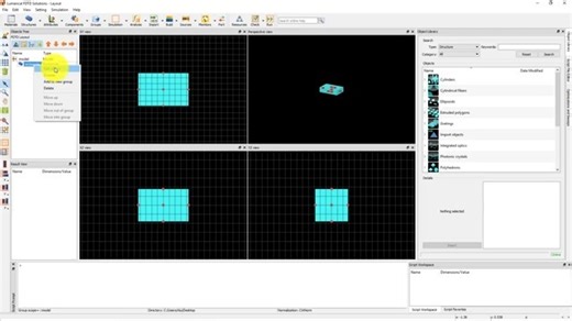 Setting up a Simulation in Ansys Lumerical FDTD – Lesson 2, Part 2