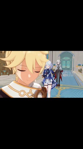 Must protect... Animation by me #fyp #fypシ #genshinimpact #furina #aether #arlecchino #petrichor