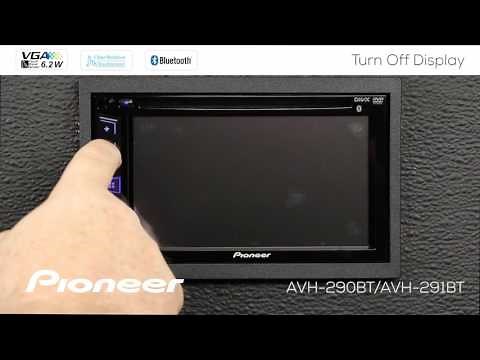 How To - Quickly Turn Off Display - on Pioneer AVH-290BT, AVH-291BT, MVH-AV290BT, AVH-190DVD