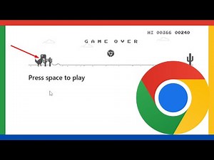 How To Play Dinosaur Game On Chrome While Online