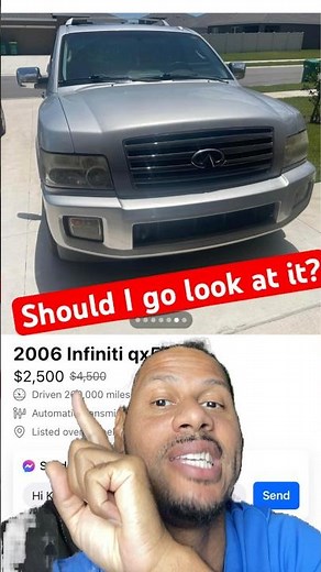 Should I go look at it? 2006 Infiniti QX56 #automobile #infiniti #car #buyingcars #suv #garageshop