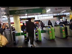 ＪＲ日暮里駅 北改札口 2014.12.12 JR Nippori Station Tokyo Japan
