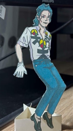 I'm cutting Michael JACKSON #shorts #craft