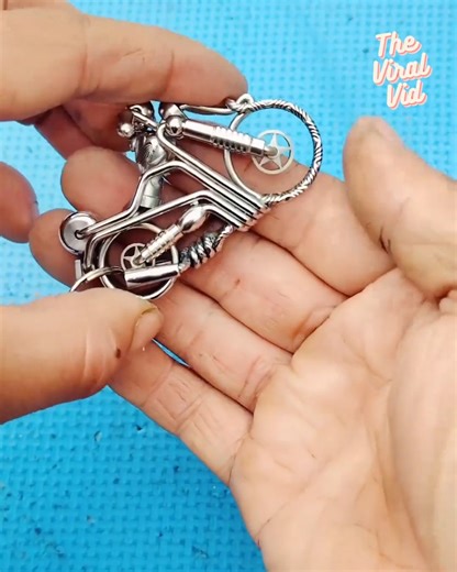 Handcrafted Motorcycle Keychain | The Viral Vid
