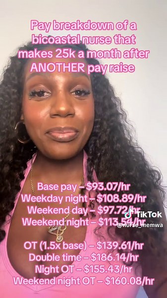 Bicoastal Nurse Pay Breakdown: $25K Monthly Earnings