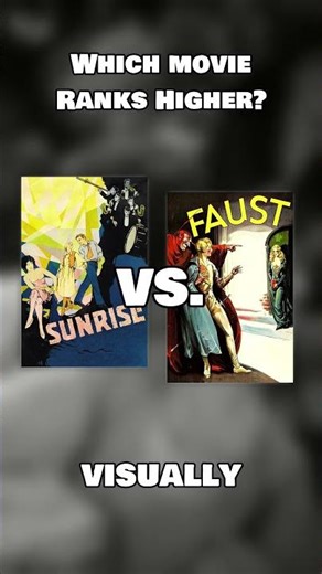 Sunrise: A Song of Two Humans vs Faust