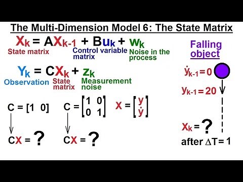 Special Topics - The Kalman Filter (12 of 55) 6: Update the State Matrix