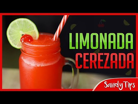 How to Make Cherry Lemonade at Home, Very Refreshing and Helps Strengthen Defenses 💜 Sandy Tips