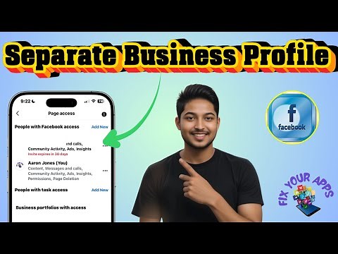 How To Separate Facebook Business Page from Personal Account - Full Guide