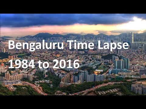 Bengaluru City Timelapse 1984 to 2016 | Google Earth | Karnataka