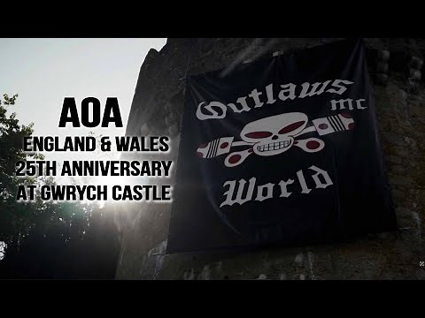 Outlaws England and Wales 25 year AOA anniversary party at Gwrych Castle
