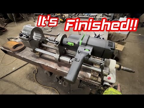 Making a portable line boring machine! Shop made. Final! It’s finished!