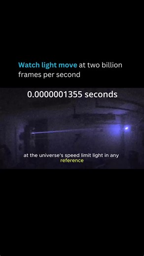 AI Tools I Artificial Intelligence I Business on Instagram: "AlphaPhoenix’s mind blowing video, “A laser pointer at 2 billion fps makes the speed of light look... kinda weird,” showcases a DIY camera capturing light’s propagation at 2 billion frames per second. Built with scanning mirrors, a single pixel sensor, photon multipliers, and Python code, it films lasers bouncing between mirrors, scattering in fog, and reflecting off disco balls. The results? Light appears slower moving away and faster
