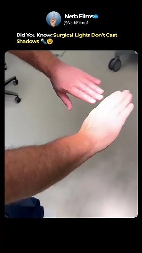Did You Know Surgical Lights Don’t Cast Shadows 🏥