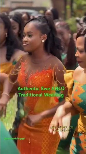 Beautiful display Ewe Traditional Wedding in Ghana 🇬🇭 #ewe #history #eweweddings #wedding