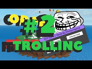Roblox Natural Disaster Survival Script │ Roblox Exploit Trolling #1