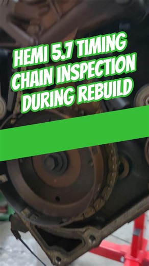 HEMI 5.7 timing chain inspection #hemi #dodgeram #ram1500