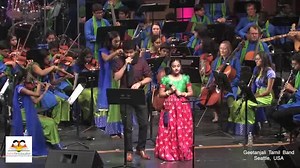 Geetanjali Tamil Band.Seattle.USA காதல் ஓவியம் Krishnamurthy & Sai Tanmayi | WORLD TAMIL Musicians