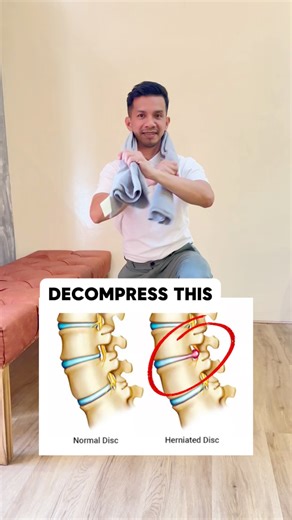 DECOMPRESS YOUR SPINE THE PROPER WAY!! 🤩🤩🤩 #neckpainrelief #chiropractic #chiropracticcare #herniateddisc #viralreelsfb | Keep Moving
