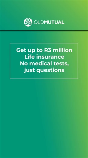 20 reactions | Life cover up to R3 million. No medical tests, just questions. Get tailored Life insurance to suit your needs. | Old Mutual South Africa | Facebook