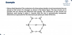The conductors of a three-phase double-circuit transmission lin... | Filo